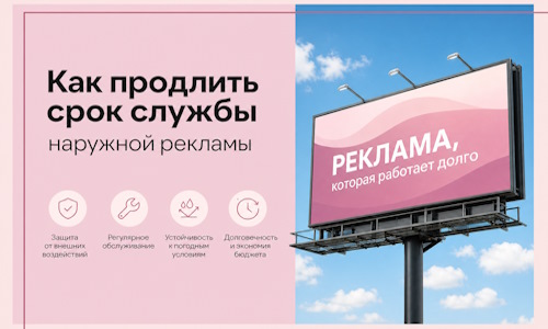 Как продлить срок службы наружной рекламы в Сыктывкаре