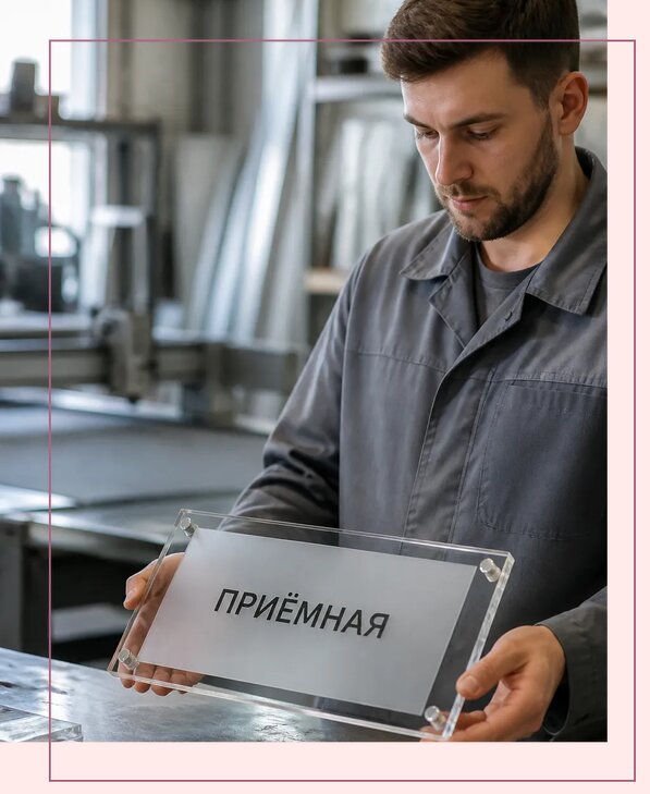 Таблички из оргстекла на заказ в Сыктывкаре от 4021 р. | Аванза-Скт